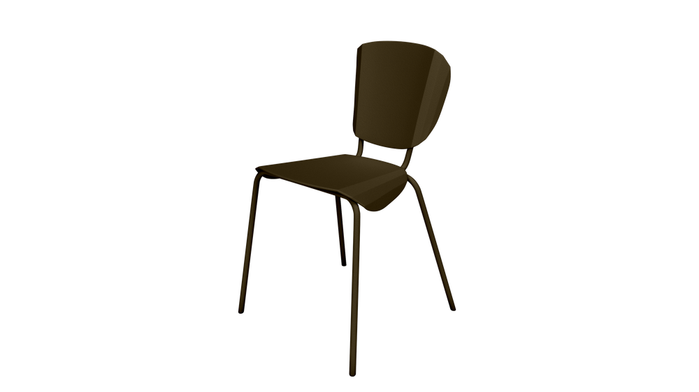 Chaise Batchair en acier par Constance Guisset x Matière grise Chaise Batchair en acier par Constance Guisset x Matière grise