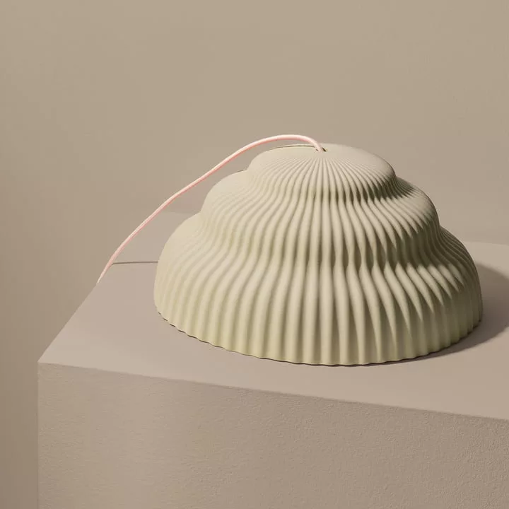 Suspension KASKAD Grande en céramique par Julia Mülling and Niklas Jessen