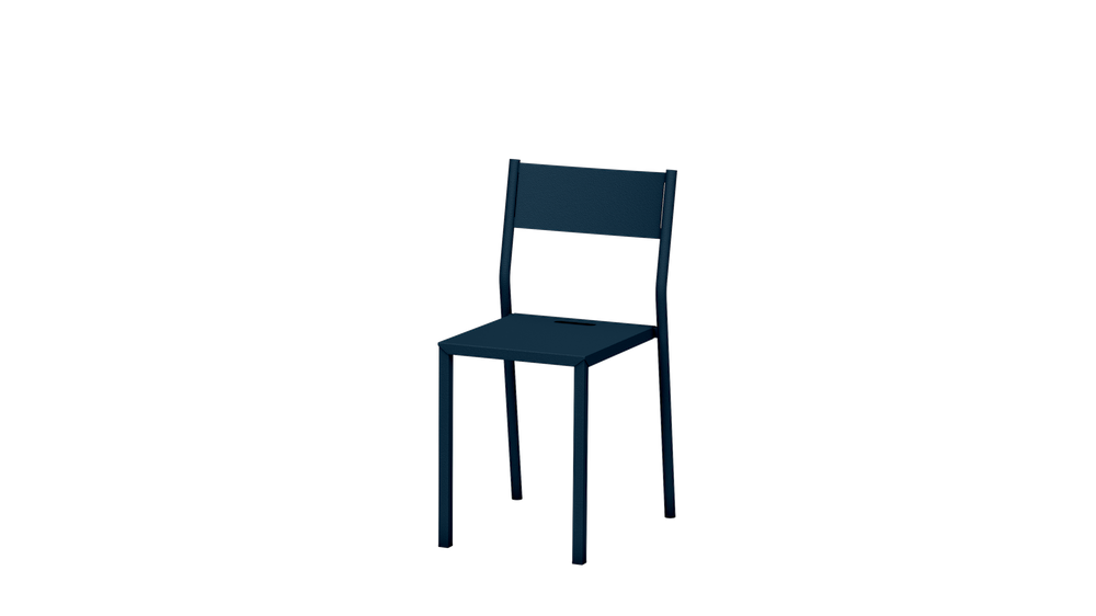 Chaise Take en acier par Luc Jozancy x Matière grise Chaise Take en acier par Luc Jozancy x Matière grise