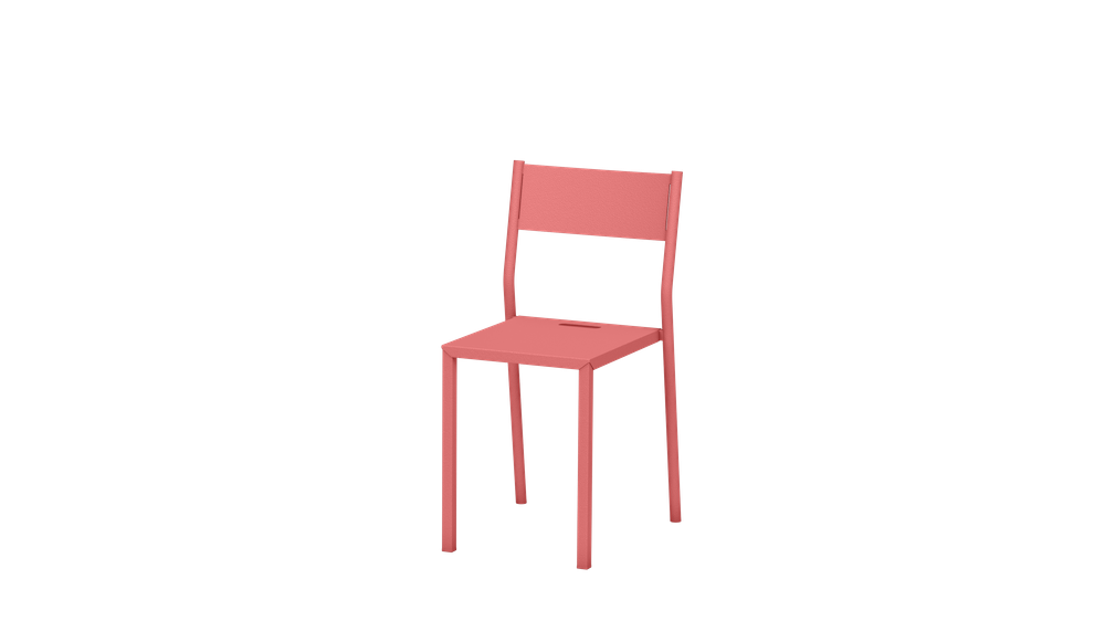 Chaise Take en acier par Luc Jozancy x Matière grise Chaise Take en acier par Luc Jozancy x Matière grise
