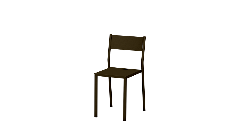Chaise Take en acier par Luc Jozancy x Matière grise Chaise Take en acier par Luc Jozancy x Matière grise