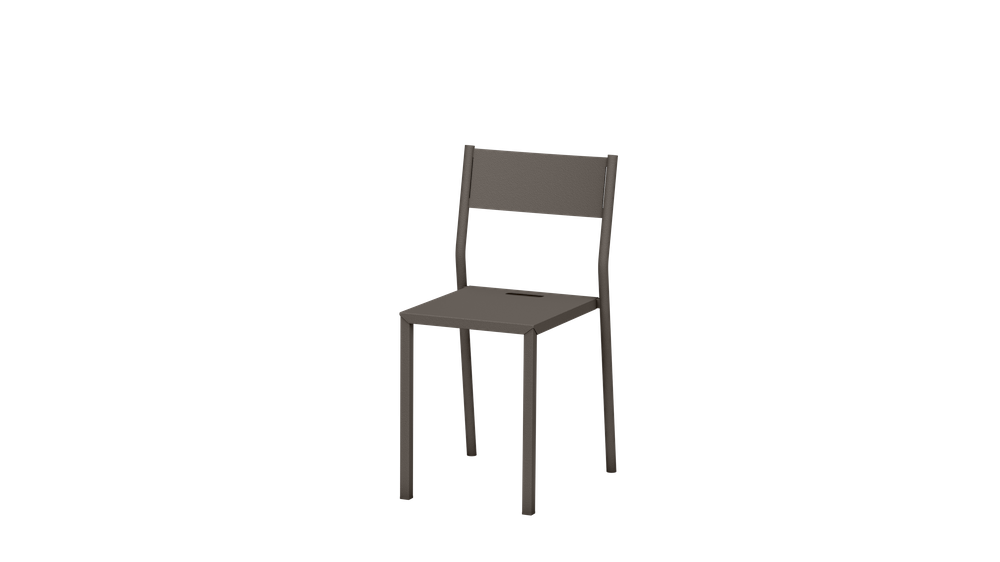 Chaise Take en acier par Luc Jozancy x Matière grise Chaise Take en acier par Luc Jozancy x Matière grise