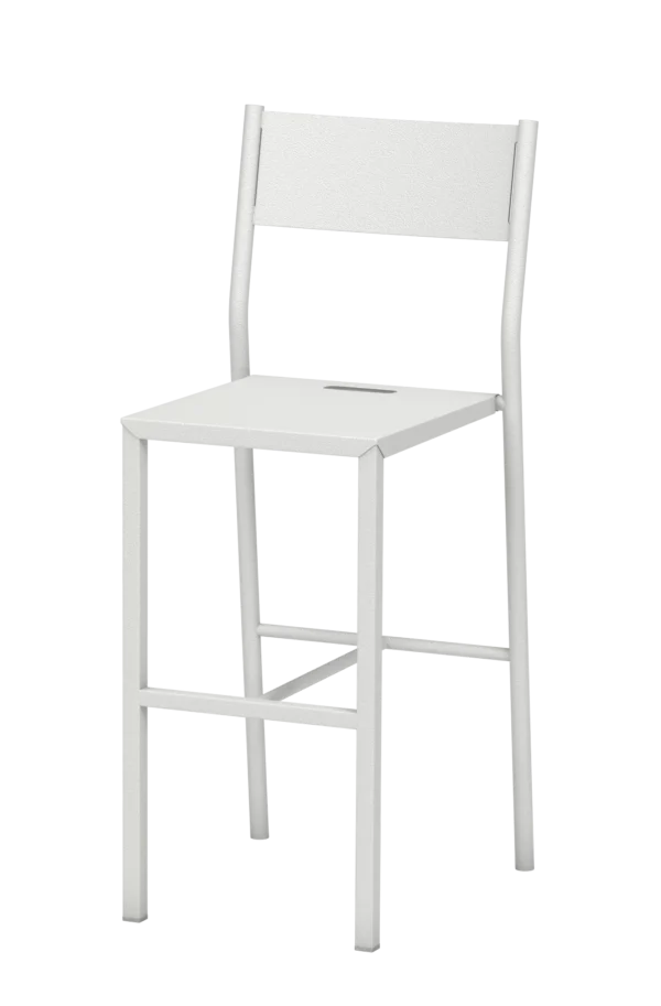 Chaise haute Take en acier par Luc Jozancy x Matière grise