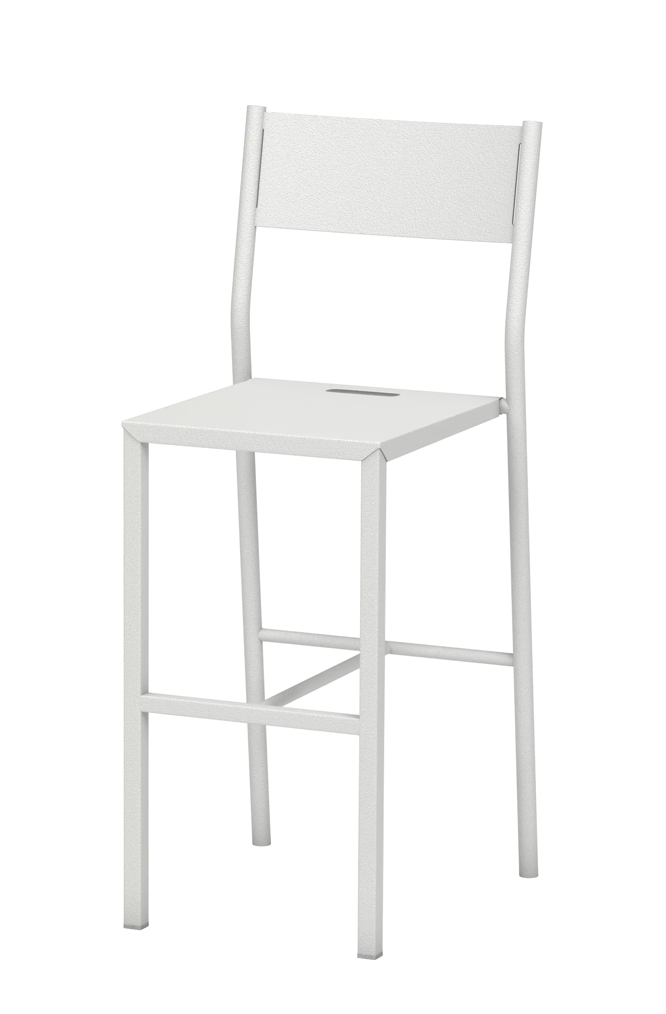 Chaise haute Take en acier par Luc Jozancy x Matière grise
