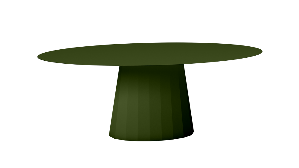 Table ovale Ankara par Constance Guisset x Matière grise Table ovale Ankara par Constance Guisset x Matière grise