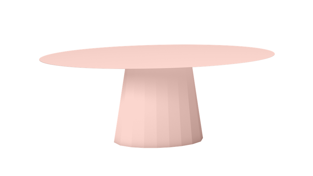 Table ovale Ankara par Constance Guisset x Matière grise Table ovale Ankara par Constance Guisset x Matière grise