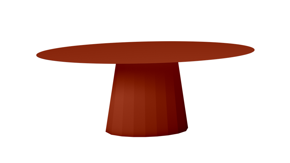 Table ovale Ankara par Constance Guisset x Matière grise Table ovale Ankara par Constance Guisset x Matière grise