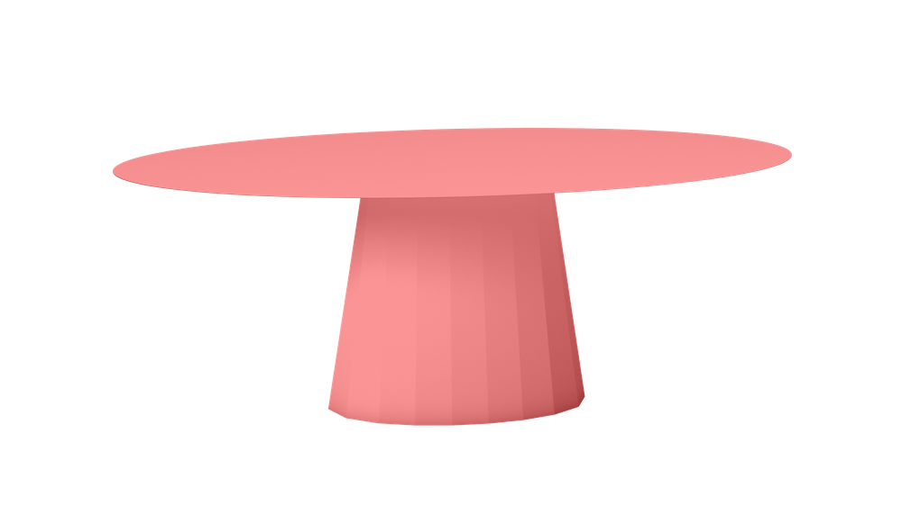 Table ovale Ankara par Constance Guisset x Matière grise Table ovale Ankara par Constance Guisset x Matière grise