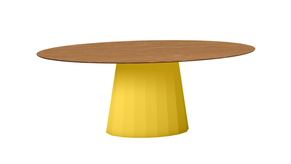 Table ovale Ankara par Constance Guisset x Matière grise Table ovale Ankara par Constance Guisset x Matière grise