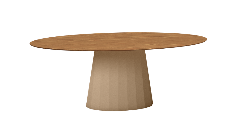 Table ovale Ankara par Constance Guisset x Matière grise Table ovale Ankara par Constance Guisset x Matière grise
