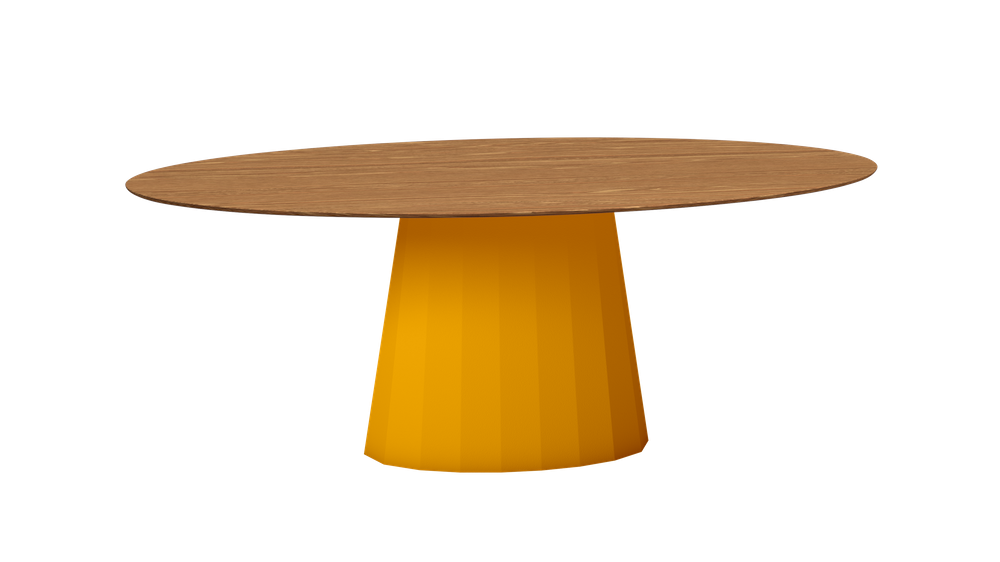 Table ovale Ankara par Constance Guisset x Matière grise Table ovale Ankara par Constance Guisset x Matière grise