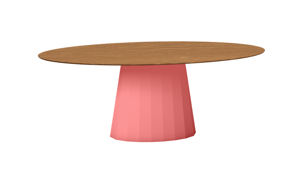 Table ovale Ankara par Constance Guisset x Matière grise Table ovale Ankara par Constance Guisset x Matière grise