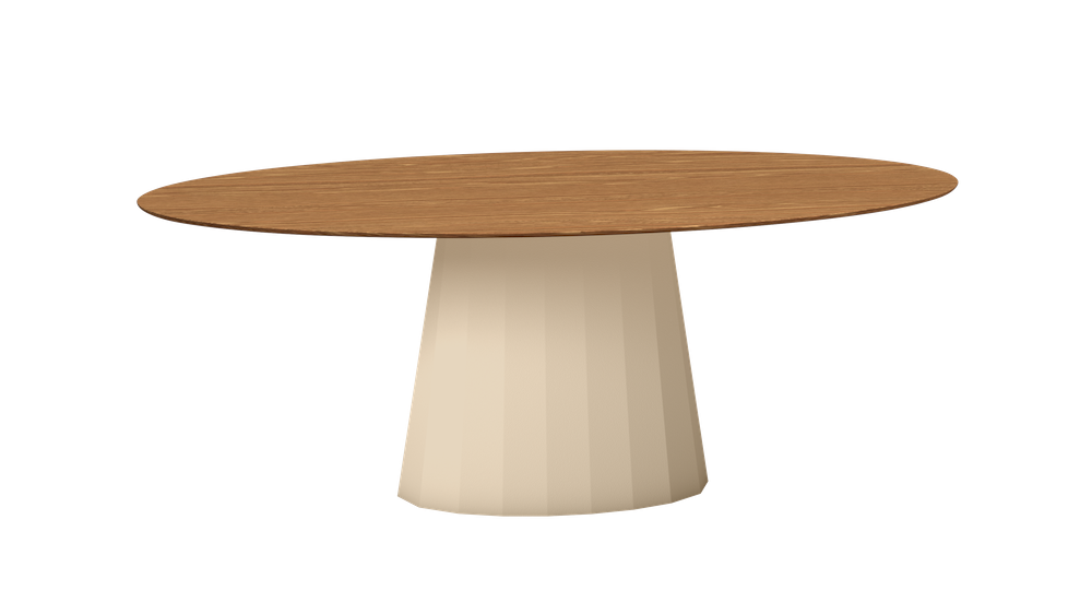 Table ovale Ankara par Constance Guisset x Matière grise Table ovale Ankara par Constance Guisset x Matière grise
