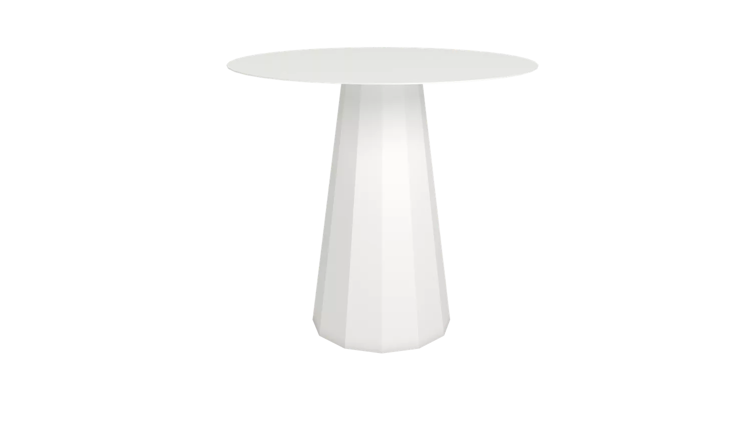 Table ronde Ankara en acier par Constance Guisset x Matière grise