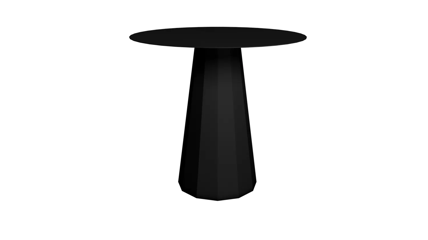 Table ronde Ankara en acier par Constance Guisset x Matière grise