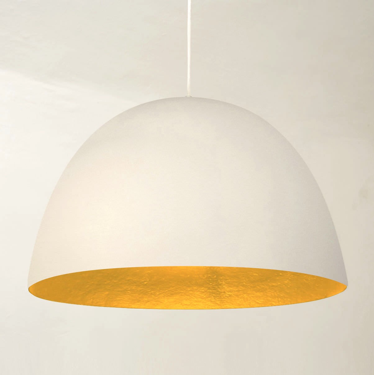 Suspension contemporaine H2o Blanc Ø46cm moderne et élégante
