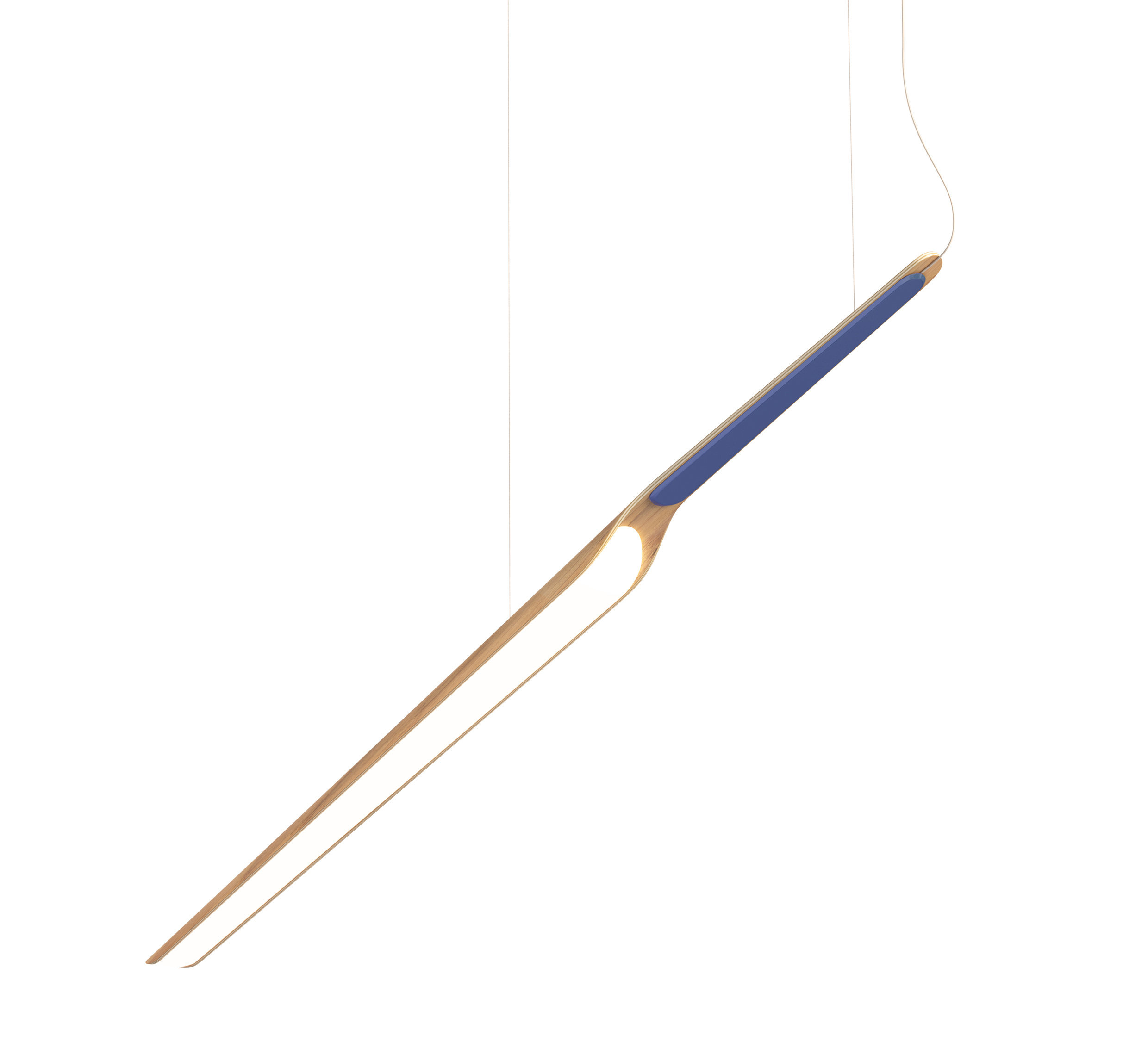 Suspension en bois Swan-Wing Led au design scandinave par Tunto