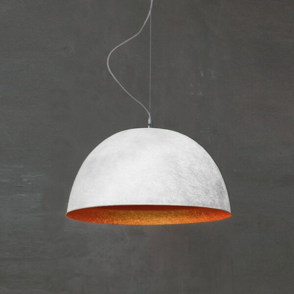 Suspension contemporaine H2o Blanc Ø46cm moderne et élégante