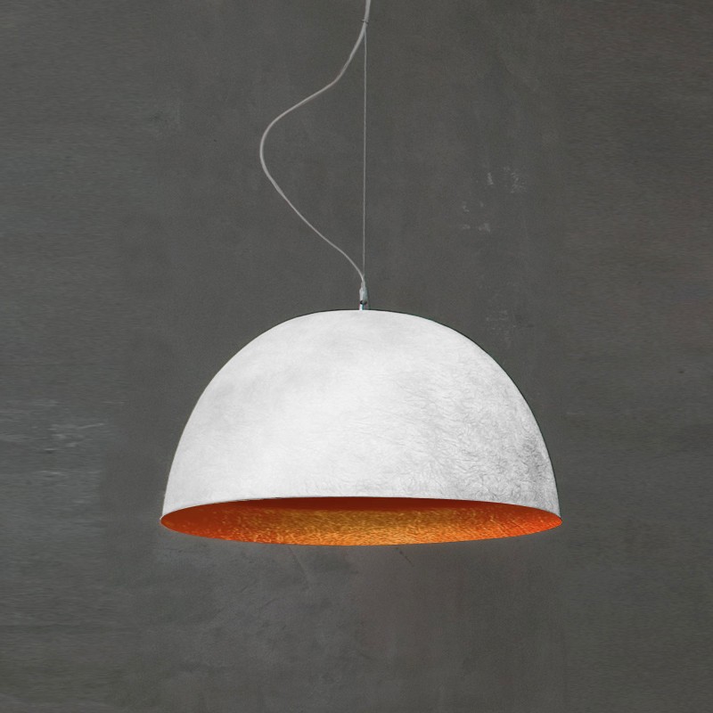 Suspension contemporaine H2o Blanc Ø46cm moderne et élégante