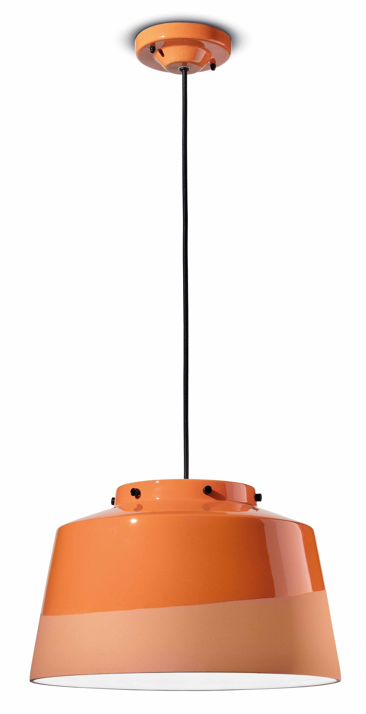 Suspension QUINDIM Decò en céramique Ø40 cm mate et brillante en 3 coloris par Ferroluce