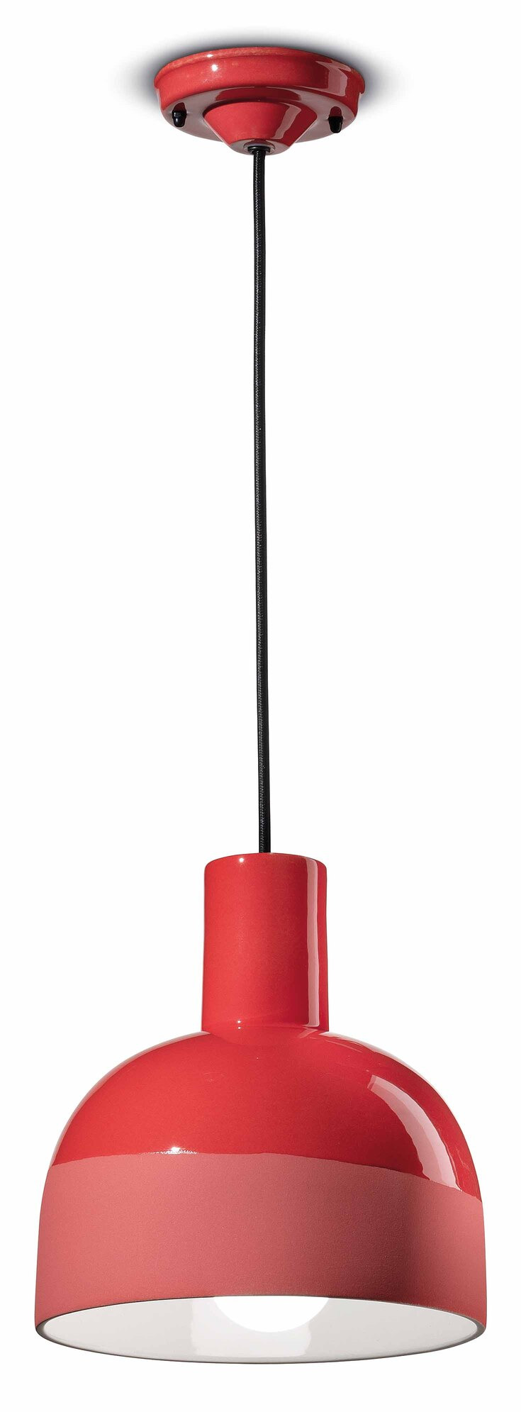Suspension CAXIXI en céramique au design rétro déclinée sous 8 coloris vibrants par Ferroluce Suspension CAXIXI en céramique au design rétro déclinée sous 8 coloris vibrants par Ferroluce