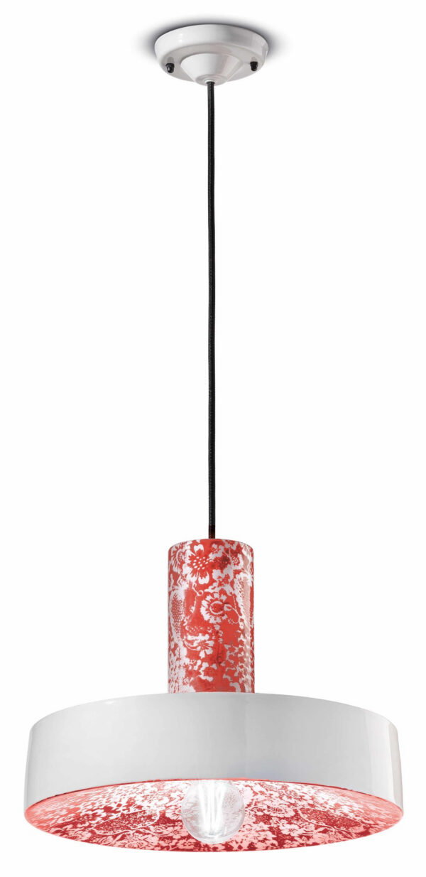 Suspension PI en céramique contemporaine en 6 coloris par Ferroluce