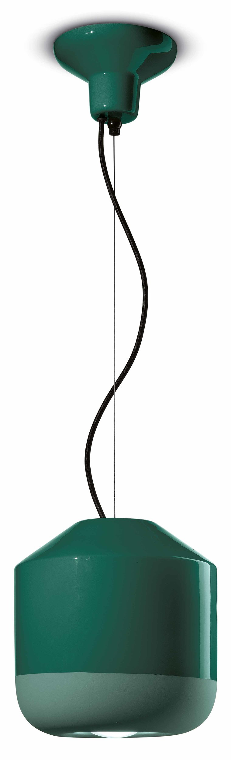 Suspension BELLOTA lanterne Ø24cm ou Ø35cm en céramique contemporaine en 4 coloris par Ferroluce Suspension BELLOTA lanterne Ø24cm ou Ø35cm en céramique contemporaine en 4 coloris par Ferroluce