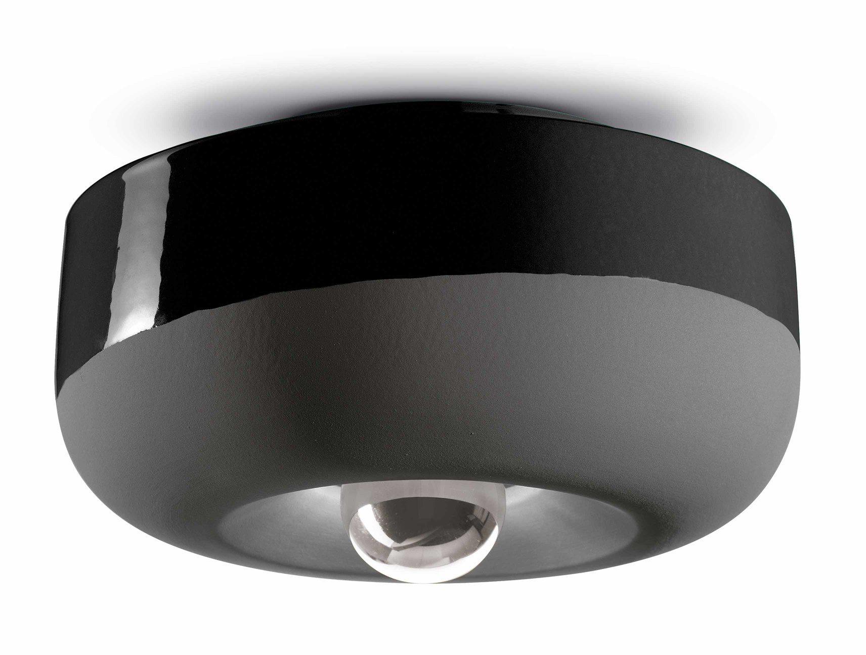 Plafonnier/applique BELLOTA rond Ø27,5cm en céramique contemporaine en 4 coloris par Ferroluce Plafonnier/applique BELLOTA rond Ø27,5cm en céramique contemporaine en 4 coloris par Ferroluce