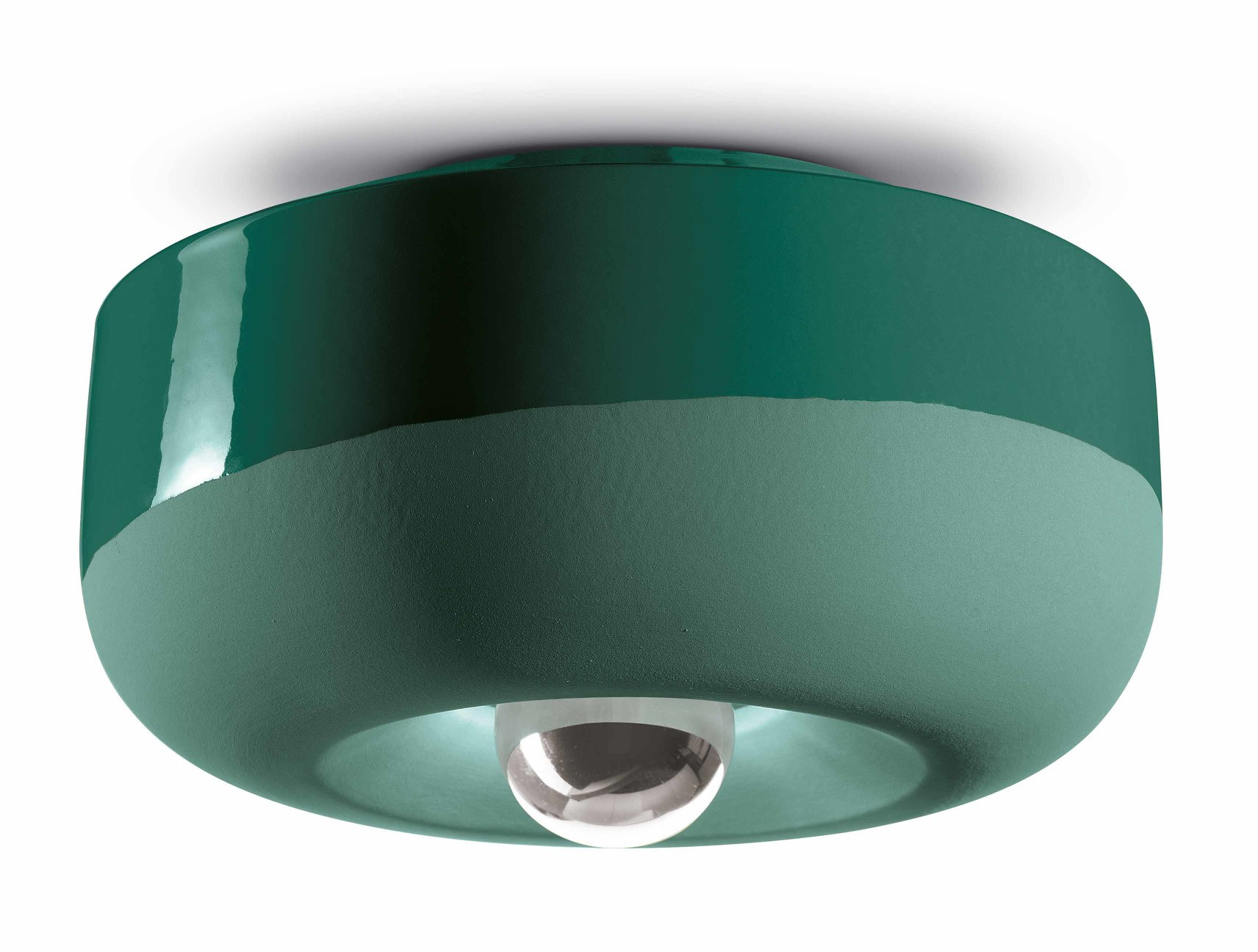Plafonnier/applique BELLOTA rond Ø27,5cm en céramique contemporaine en 4 coloris par Ferroluce Plafonnier/applique BELLOTA rond Ø27,5cm en céramique contemporaine en 4 coloris par Ferroluce