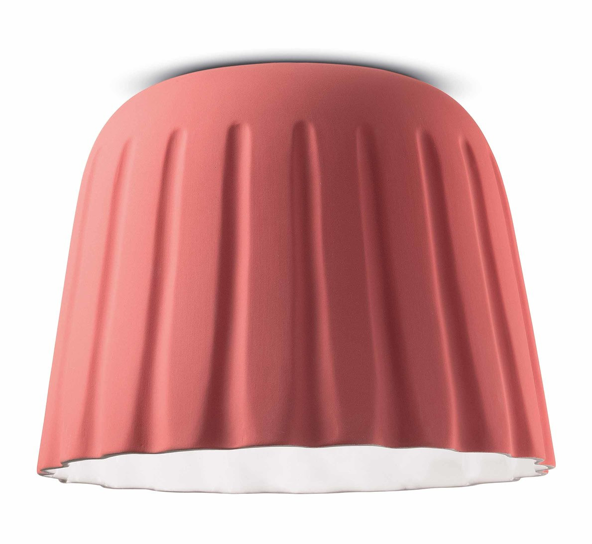 Plafonnier MADAME GRÈS Ø40cm en céramique plissée 2 tailles et 4 coloris par Ferroluce Plafonnier MADAME GRÈS Ø40cm en céramique plissée 2 tailles et 4 coloris par Ferroluce
