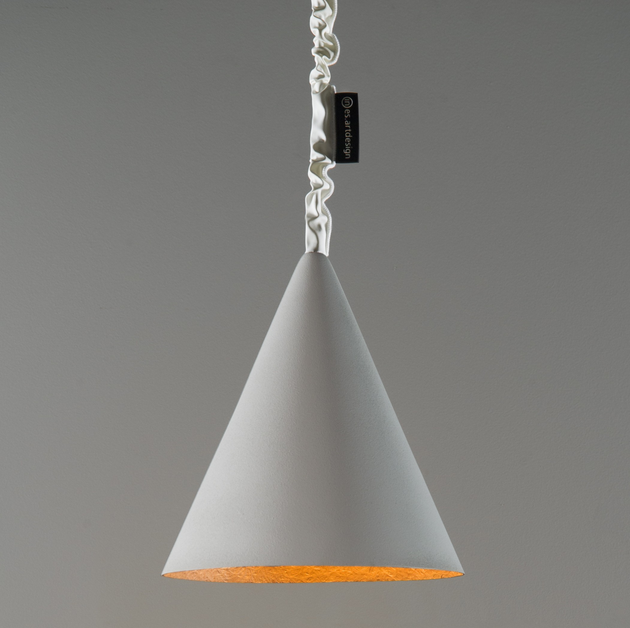 Suspension contemporaine Jazz cemento avec effet béton