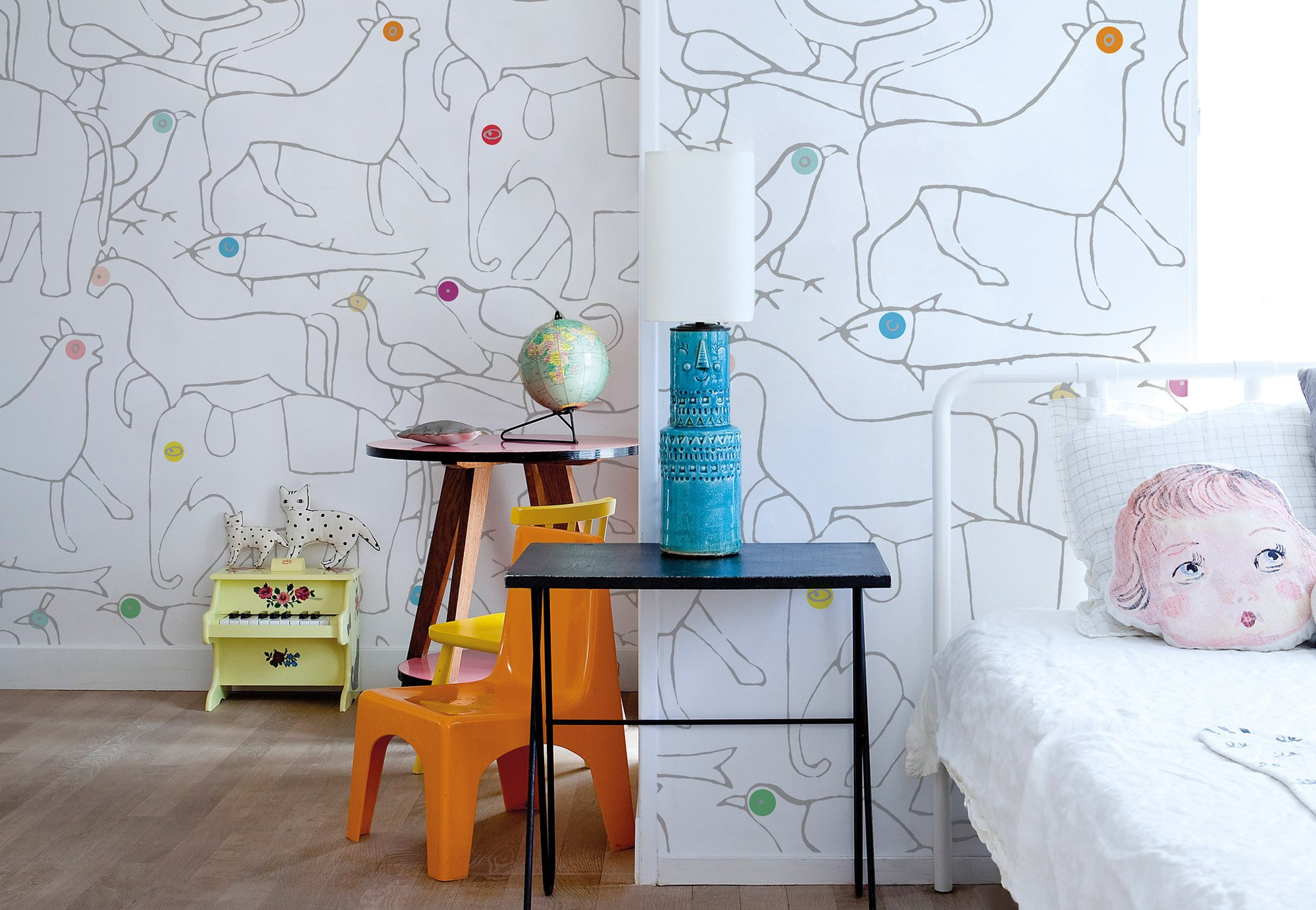 Papier peint design intissé Animals prêt-à-poser en forme d'animaux Papier peint design intissé Animals prêt-à-poser en forme d'animaux