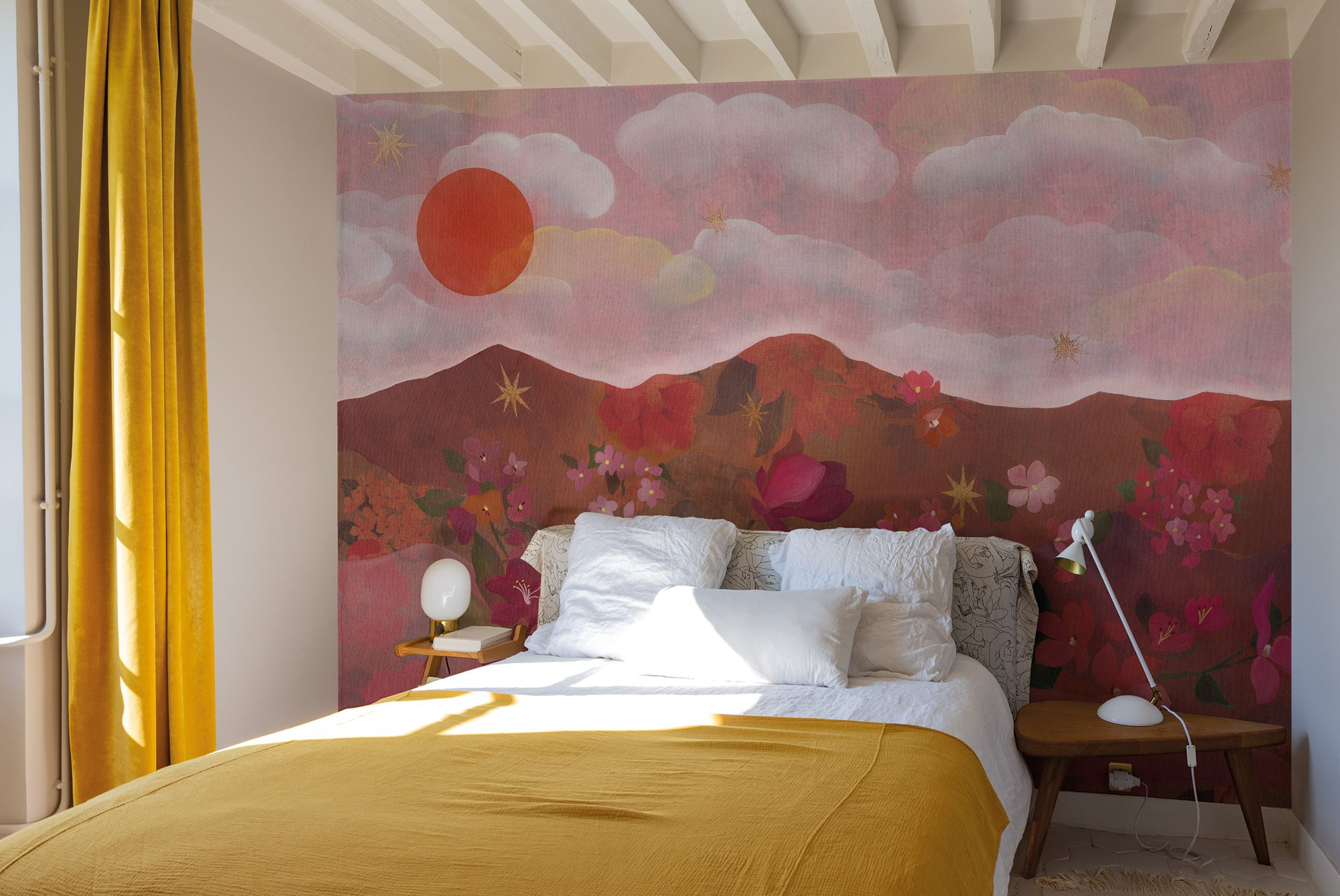 Papier peint design Sol prêt-à-poser par Bien fait Paris