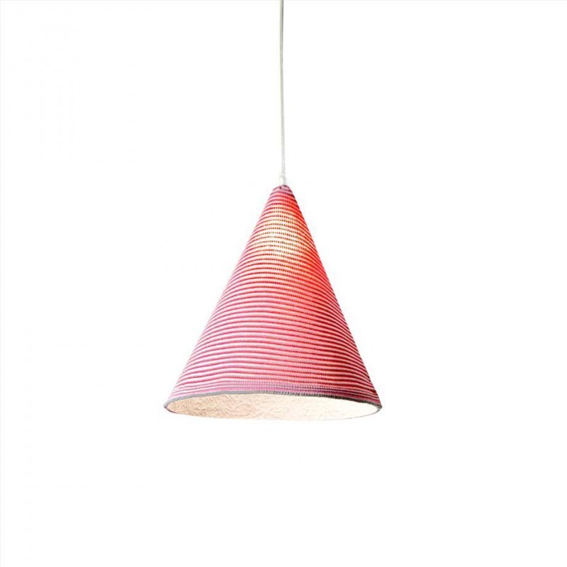 Suspension contemporaine Jazz stripe en laine au design moderne et original