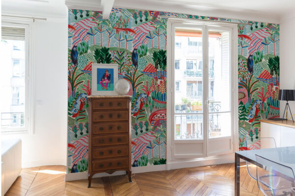 Papier peint design Chicoutimi prêt-à-poser par Bien fait Paris