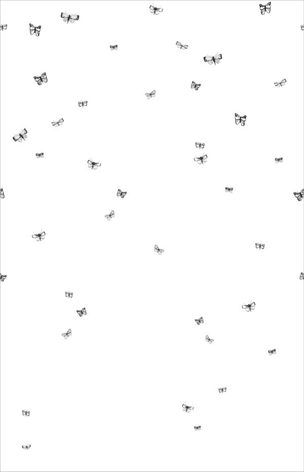 Papier peint design The Wild Butterfly prêt-à-poser par Bien fait Paris