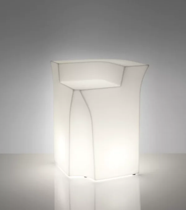 Bar lumineux Ice bar corner en polyéthylène par SLIDE Studio