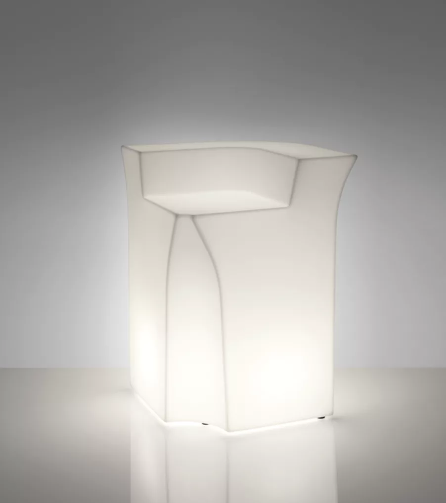 Bar lumineux Ice bar corner en polyéthylène par SLIDE Studio