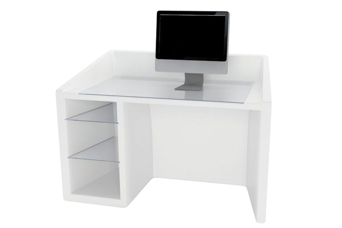 Bar / Bureau lumineux Kanal en polyéthylène par Bruno Houssin x SLIDE Studio Bar / Bureau lumineux Kanal en polyéthylène par Bruno Houssin x SLIDE Studio