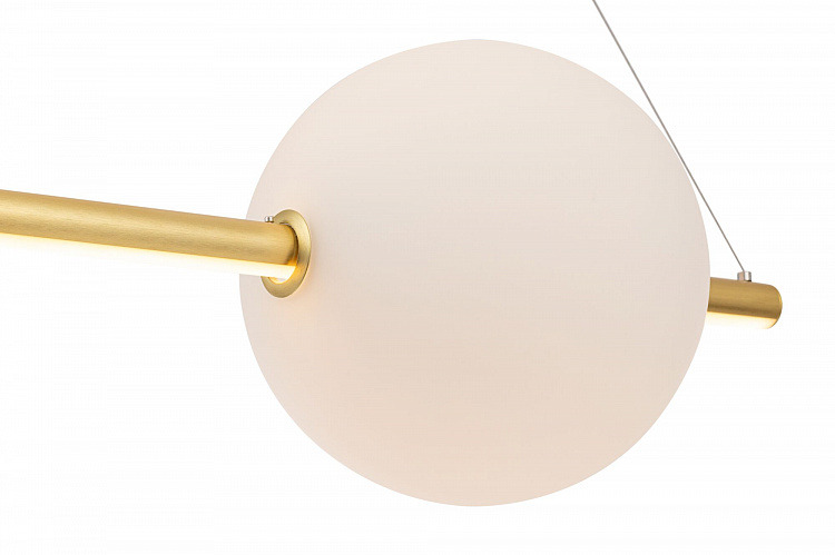 Suspension Freccia S en métal et abat jour en verre au design vintage par Maytoni