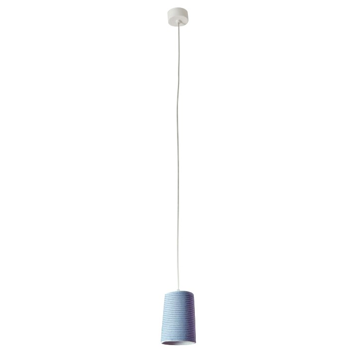 Suspension contemporaine Paint stripe en laine au design moderne et original