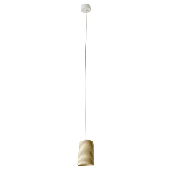 Suspension contemporaine Paint stripe en laine au design moderne et original