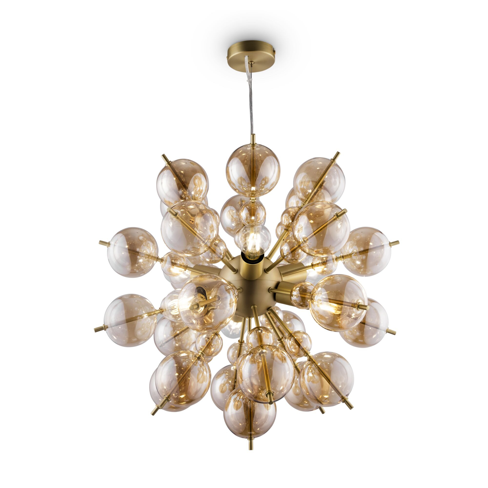 Suspension Bolla en métal et verre au design vintage par Maytoni