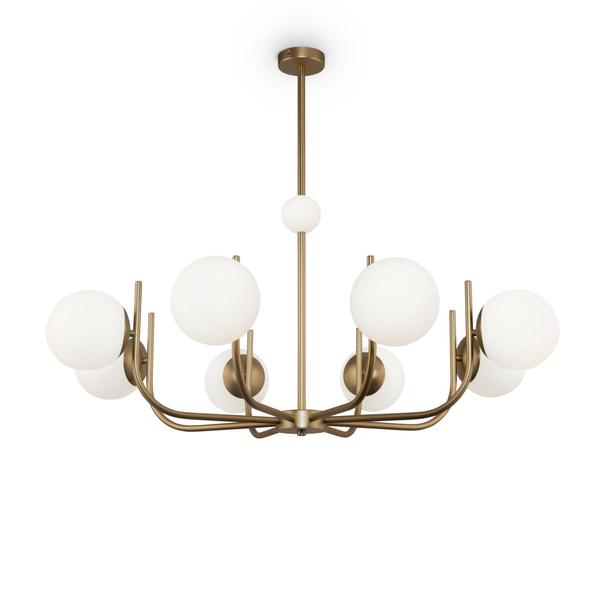 Plafonnier Rendez-vous en métal et verre au design vintage par Maytoni