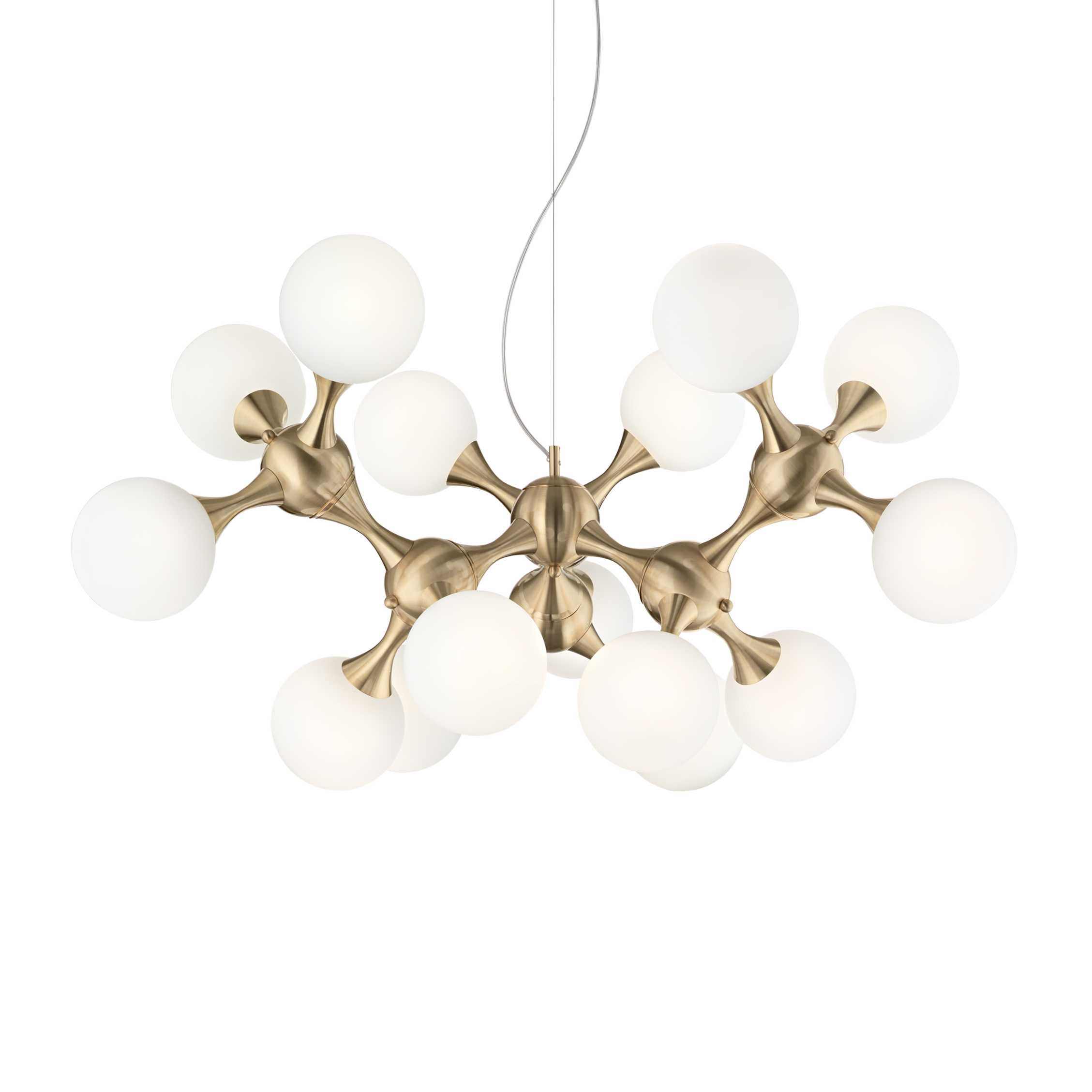 Suspension design Futurista 15 en métal chromé Suspension design Futurista 15 en métal chromé