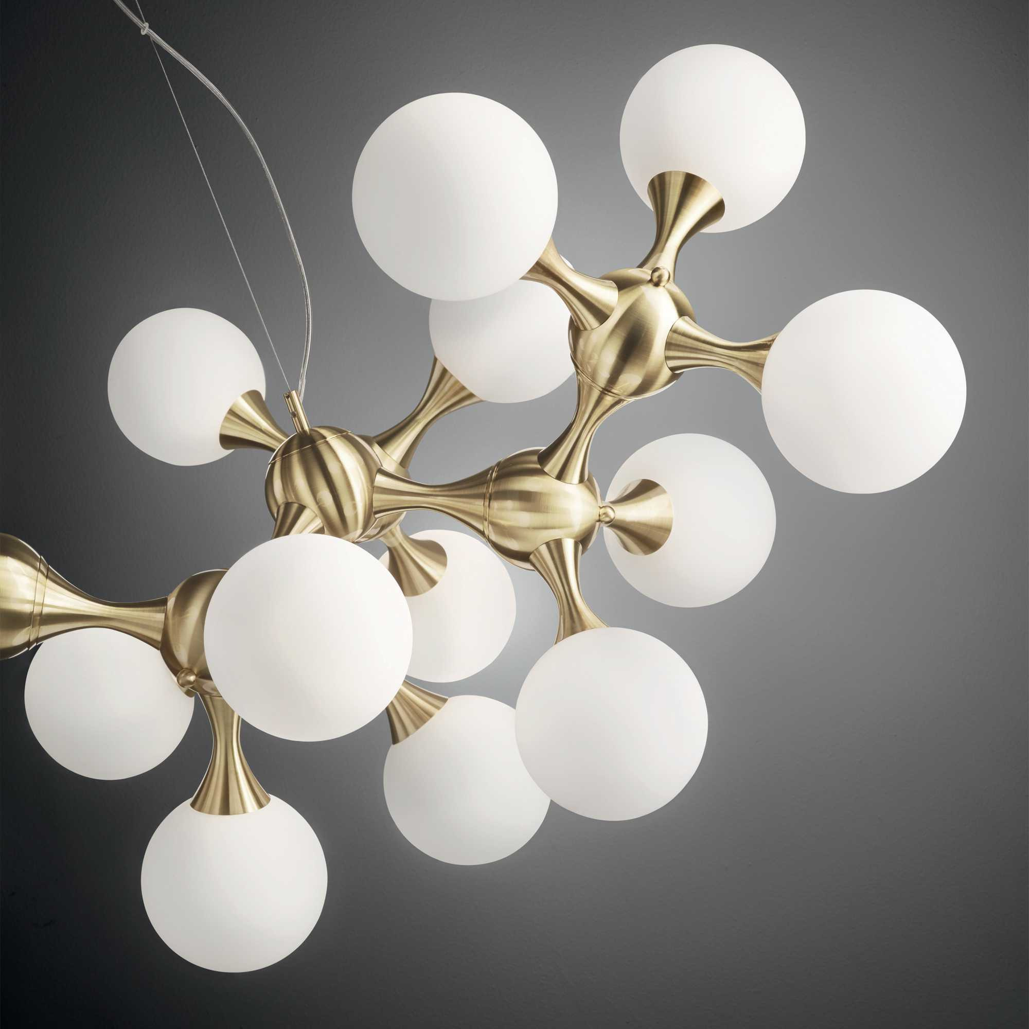 Suspension design Futurista 15 en métal chromé Suspension design Futurista 15 en métal chromé