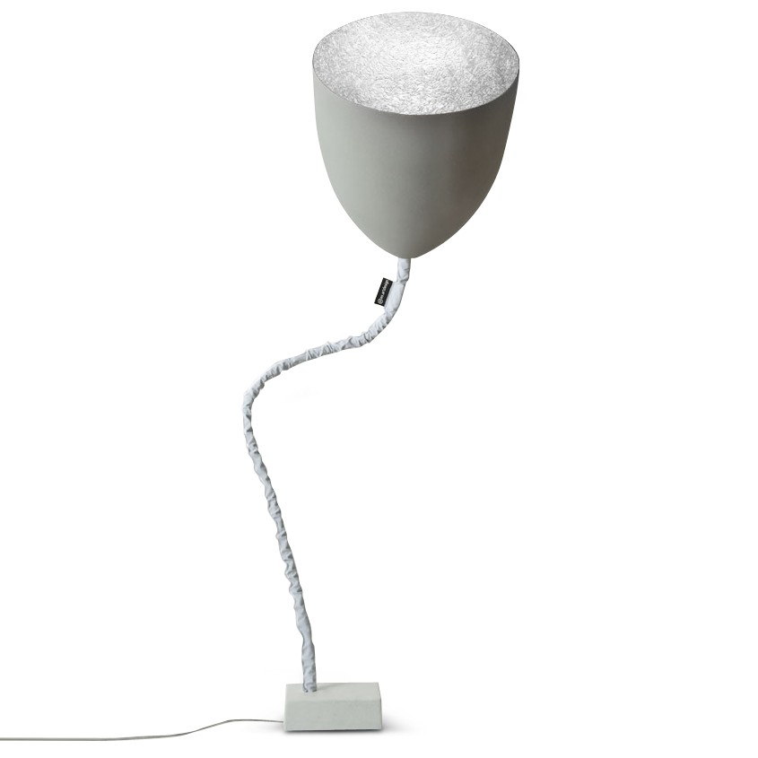 Lampadaire Flower cemento avec effet béton au design moderne Lampadaire Flower cemento avec effet béton au design moderne