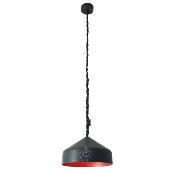 Suspension contemporaine Cyrcus lavagna avec effet tableau noir personnalisable