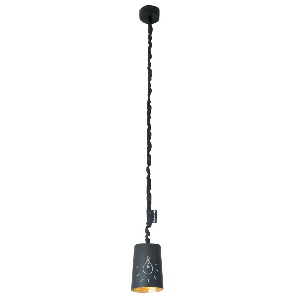 Suspension Paint lavagna avec effet tableau noir personnalisable