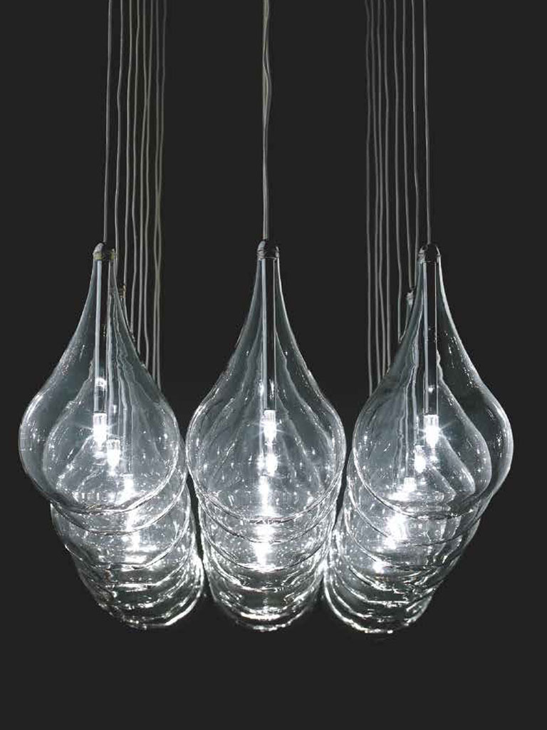 Suspension Drop Led en verre par Cristian Cubiñá x Alma Light Suspension Drop Led en verre par Cristian Cubiñá x Alma Light